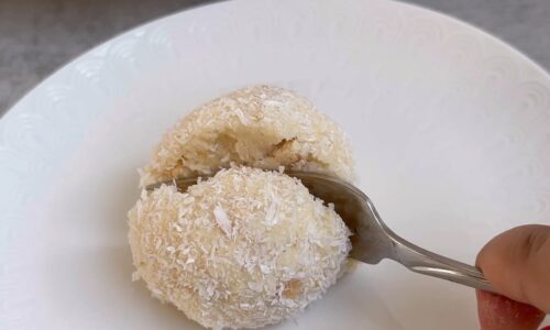 No Bake Lemon And Coconut Cheesecake Balls