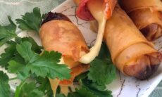 Pizza Spring Rolls