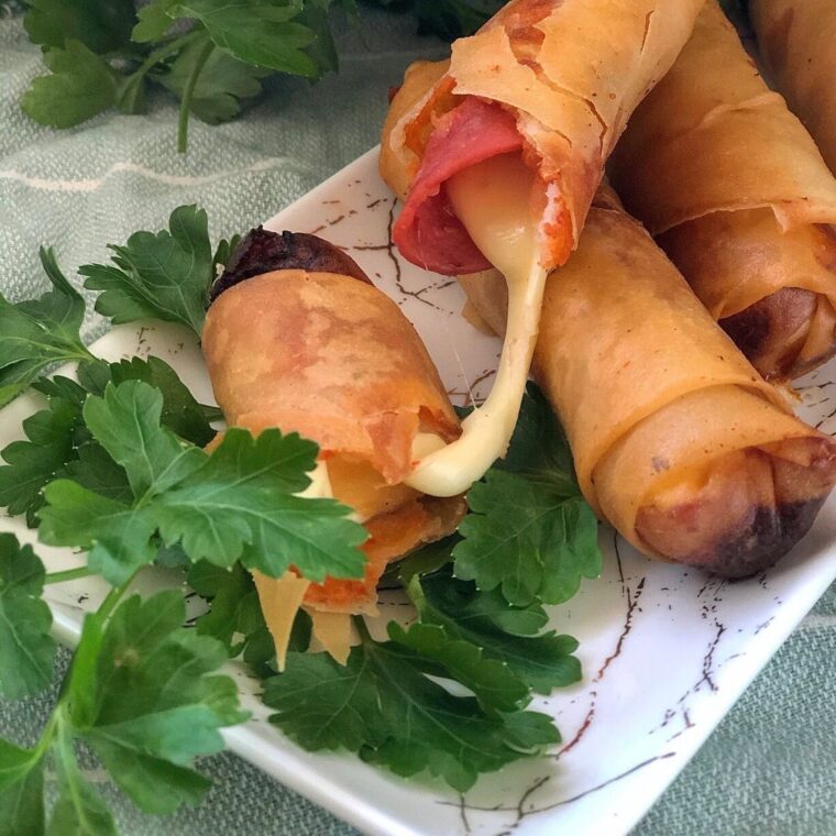 Pizza Spring Rolls