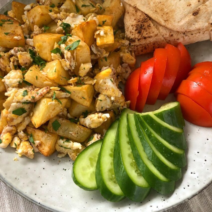 Potatoes And Eggs