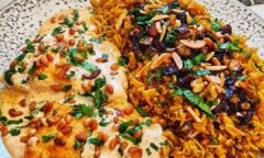Sayadiey And Fish With Tahini Sauce