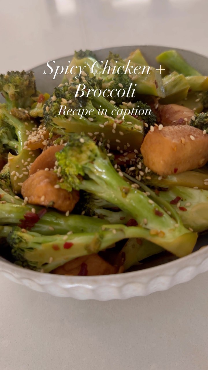 Spicy Chicken Broccoli