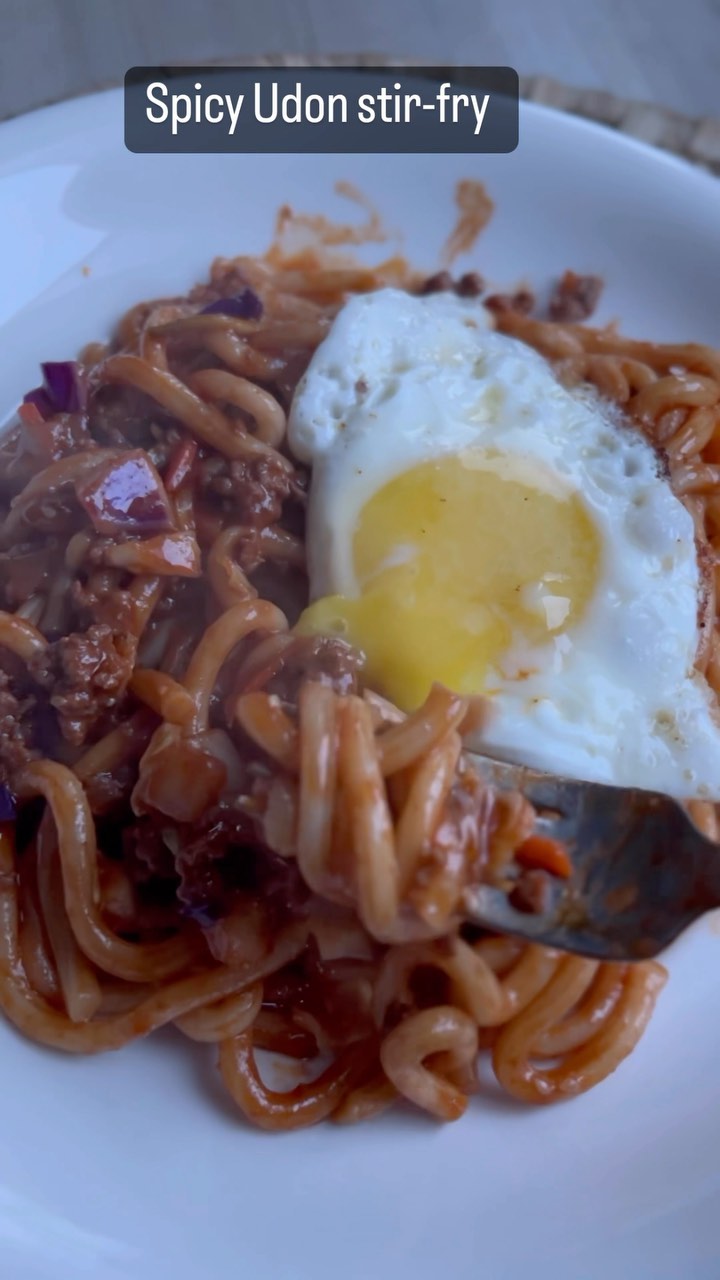 Spicy Udon Stir-fry