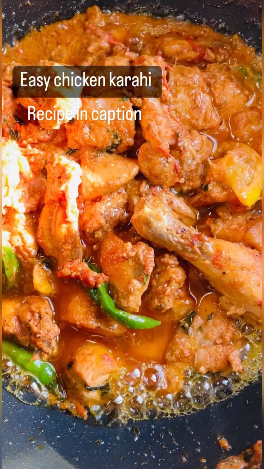 Super Easy Chicken Karahi