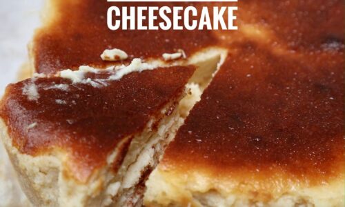 Airfried Vanilla Cheesecake
