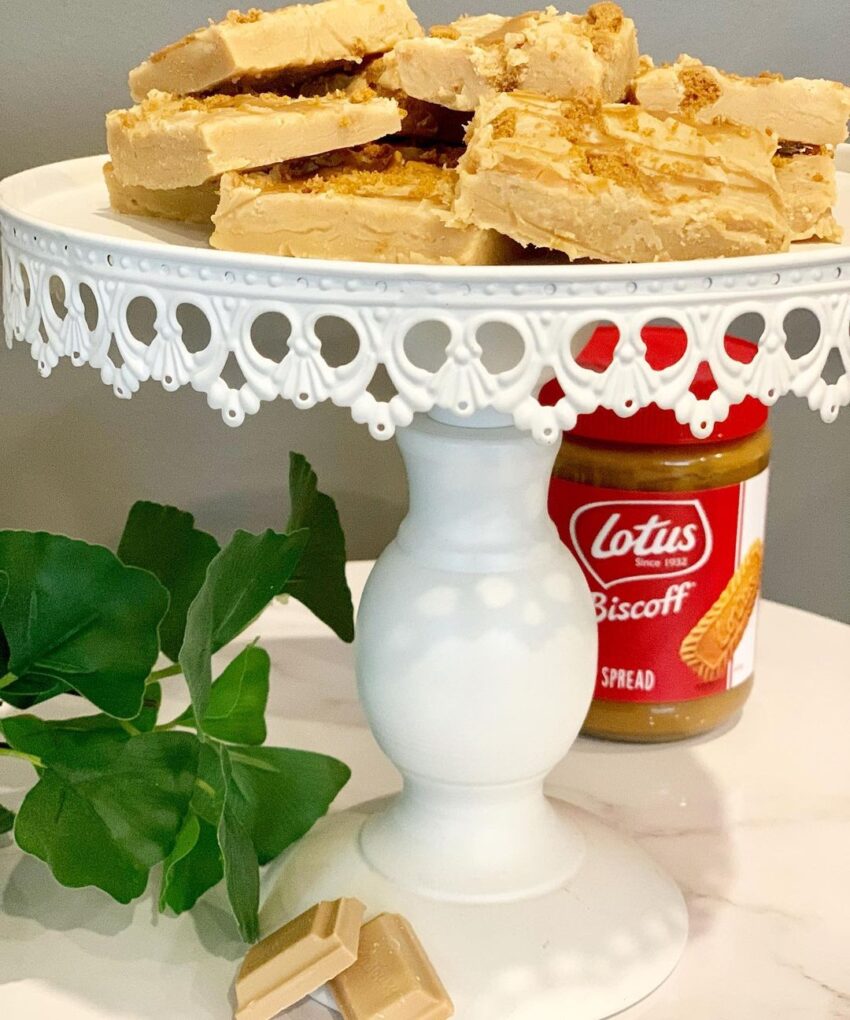 Caramilk Biscoff Fudge