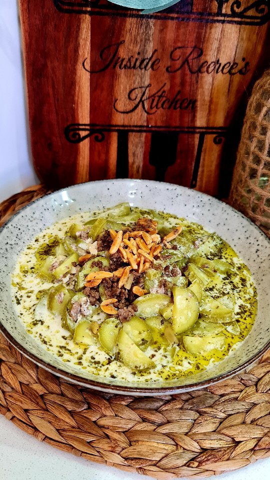 Cheat Kussa In Yogurt Sauce