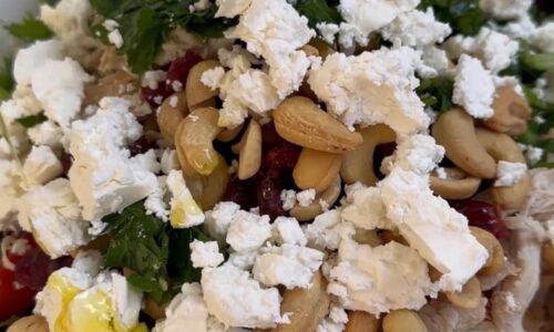 Cheesy Chicken Salad With Cranberry And Cashews - Main Dishes dari Cucumber