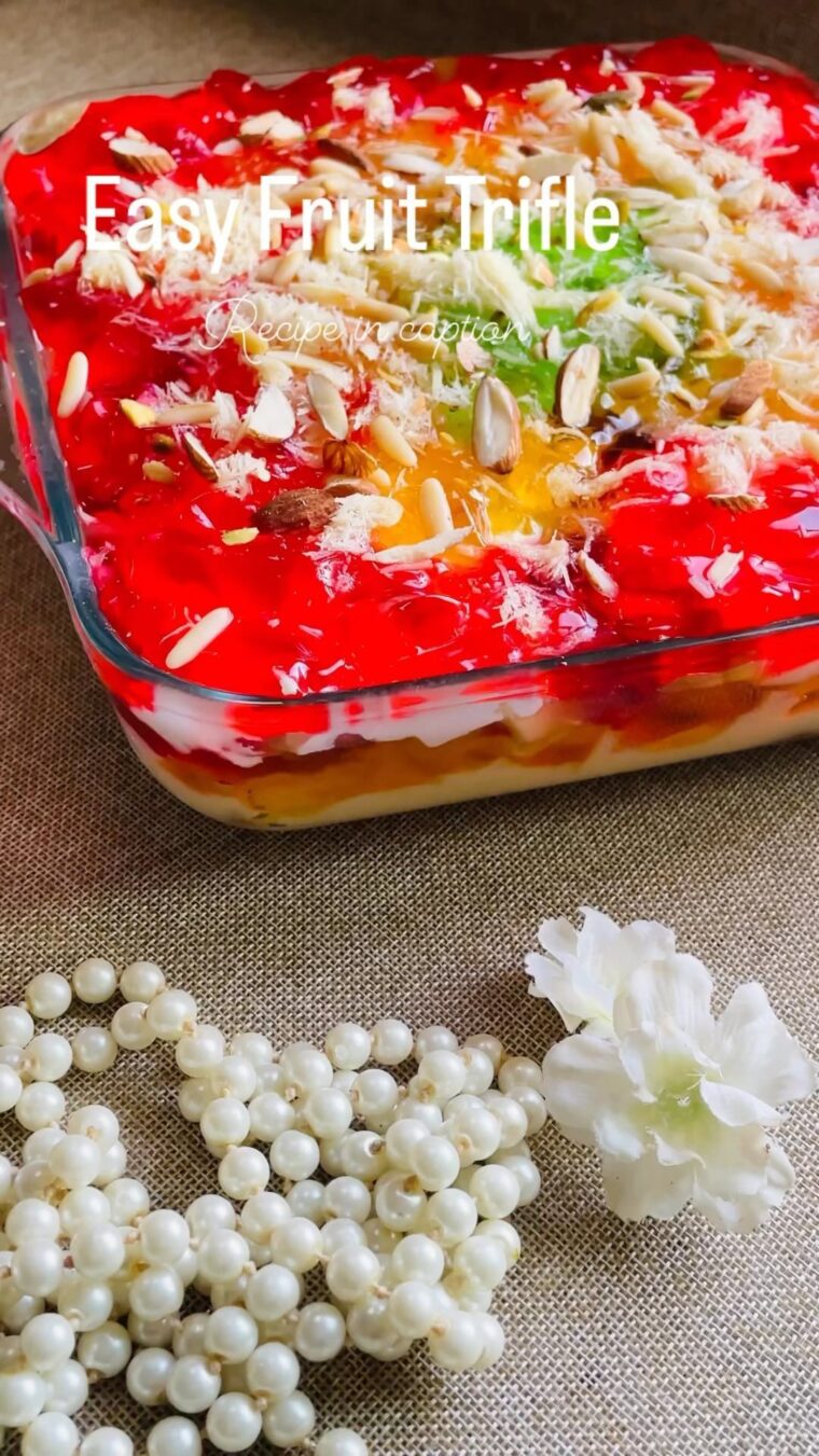 Easy Fruit Trifle