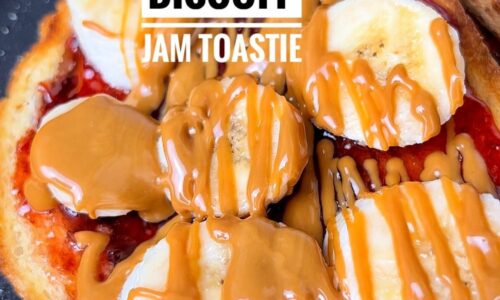Fried Biscoff & Jelly Sandwich