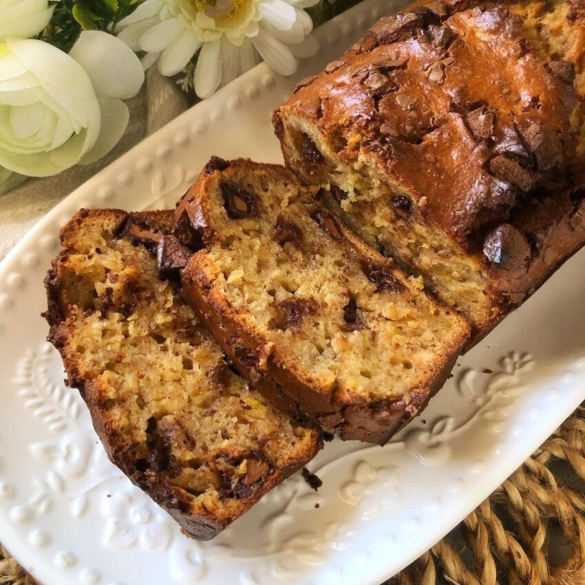Moist Banana Cadbury Cake