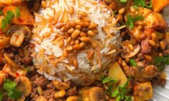 Potato Mushroom &Amp; Minced Meat