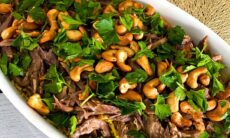 Pulled Lamb On Mansaf Rice