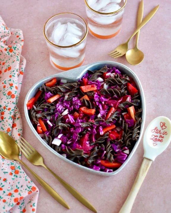 Valentine’s Banana Pasta