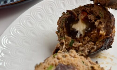 Cheese And Date Stuffed Kebabs