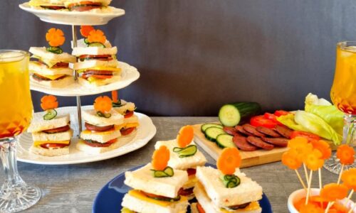Cream Cheese & Polony Cold Sandwiches
