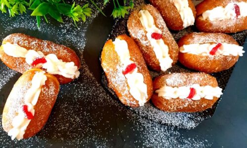 Soft & Fluffy Cream Donuts