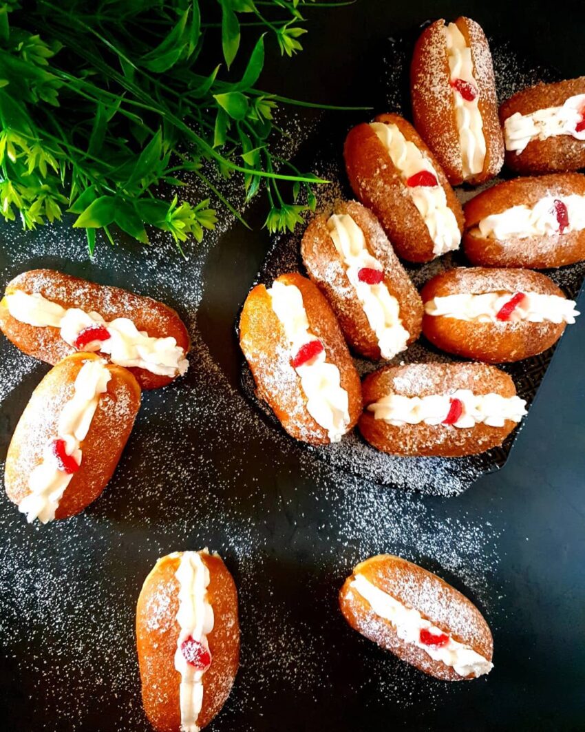 Soft & Fluffy Cream Donuts