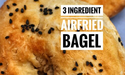 Airfried 3 Ingredients Bagel⁣
