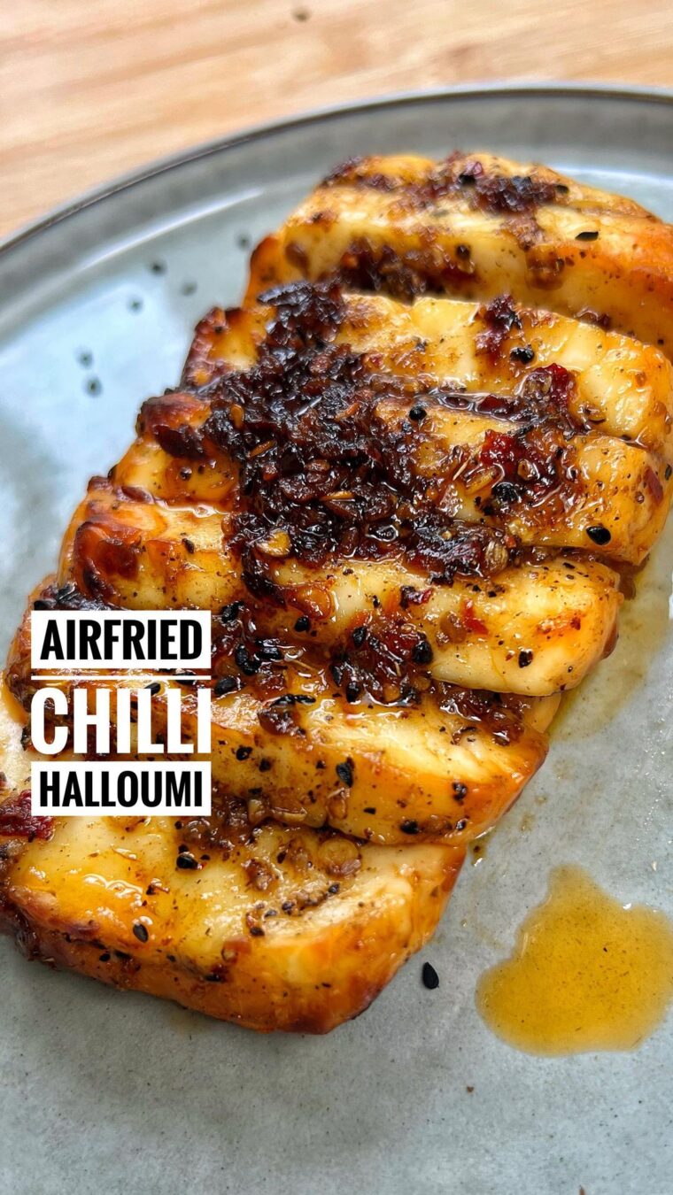 Airfried Halloumi
