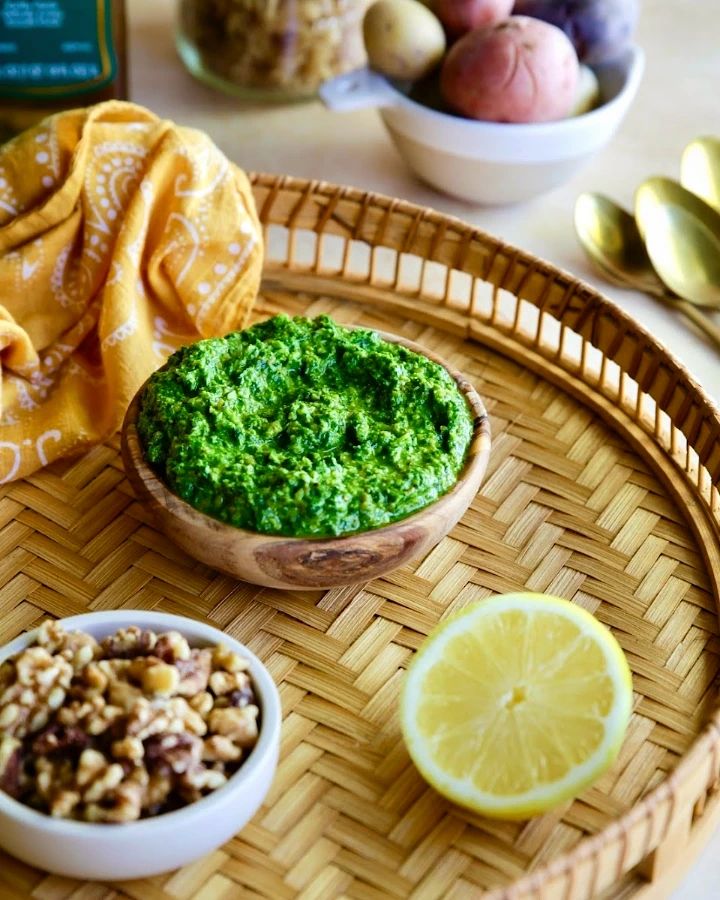 Basil Walnut Pesto