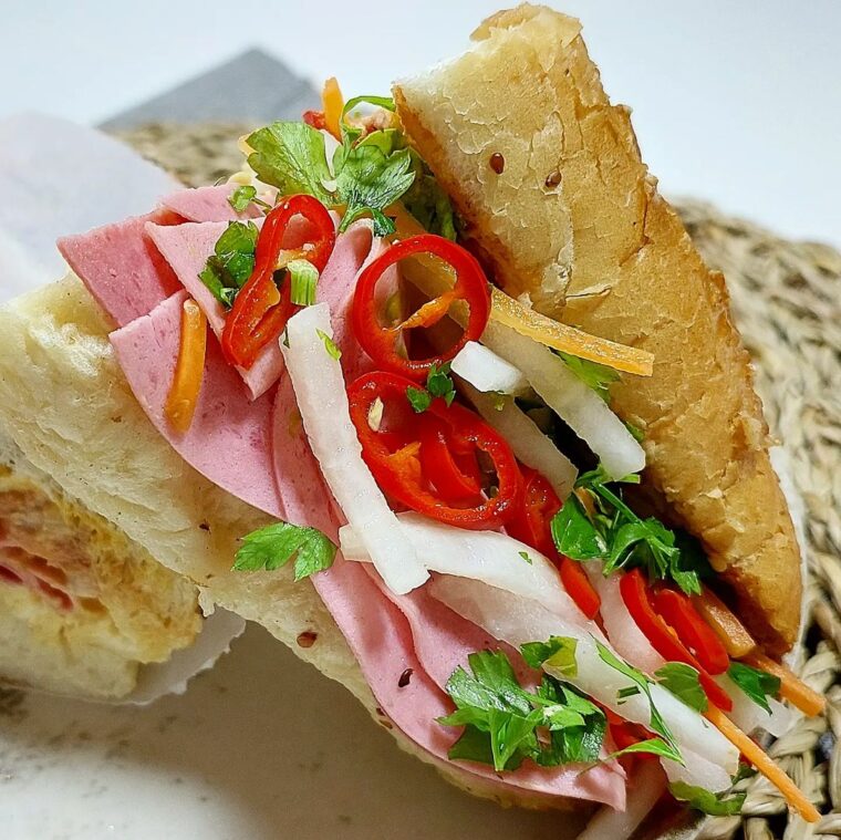 Cold Cut Banh Mi (Vietnamese Baguette Sandwich)