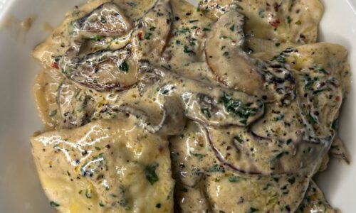 Creamy Ravioli - Main Dishes Recipes dari Mushroom