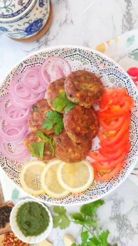 Crispy Aaloo Chicken Kabab