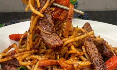 Crispy Beef Spaghetti