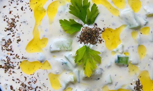 Cucumber Garlic Yogurt - Main Dishes dari Cucumber
