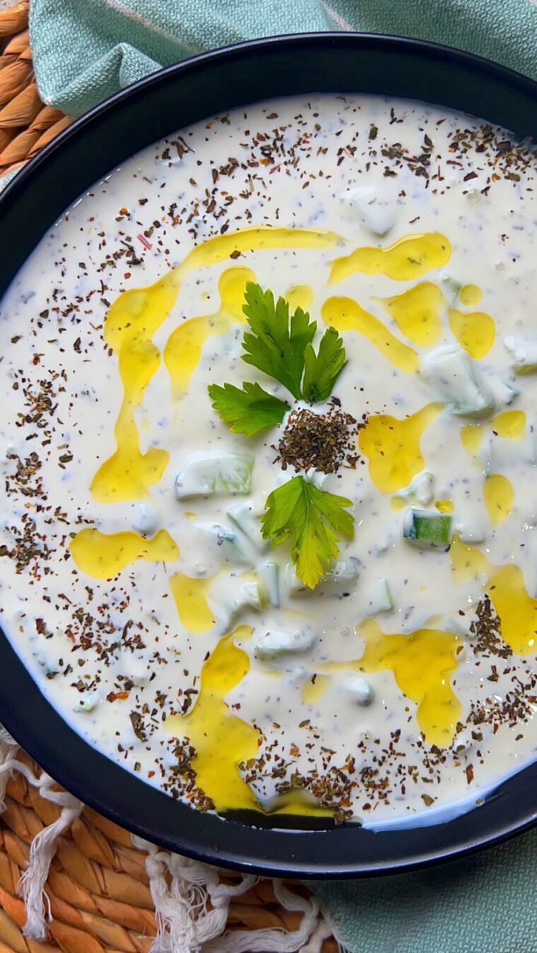 Cucumber Garlic Yogurt