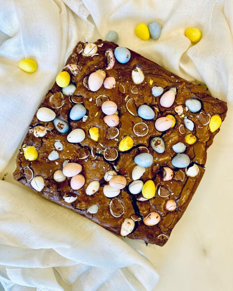 Easter Egg Brownies