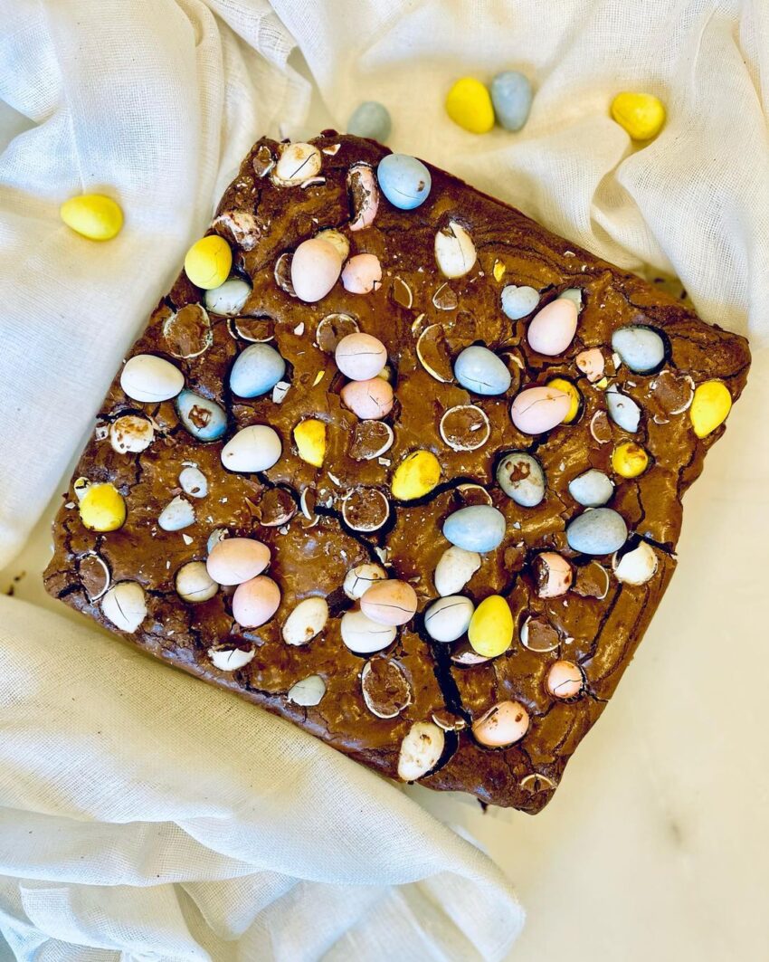 Easter Egg Brownies