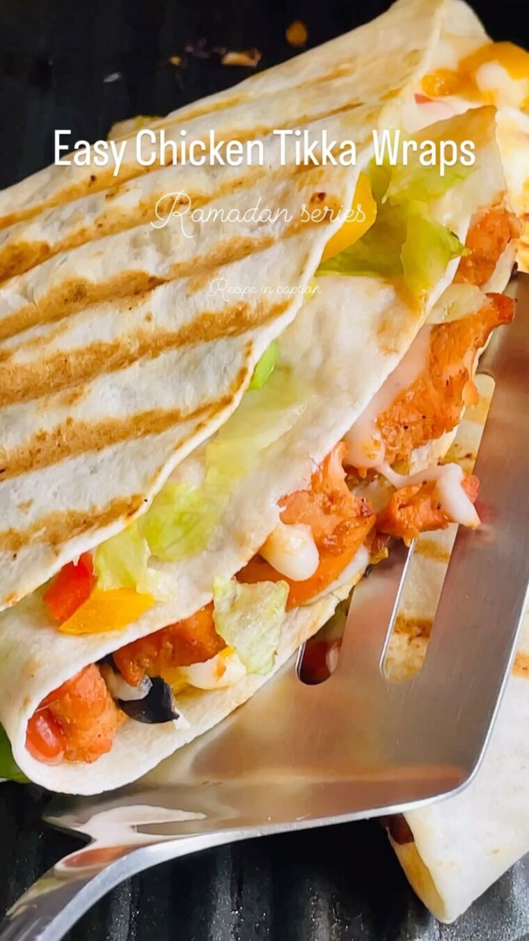 Easy Chicken Tikka Wraps