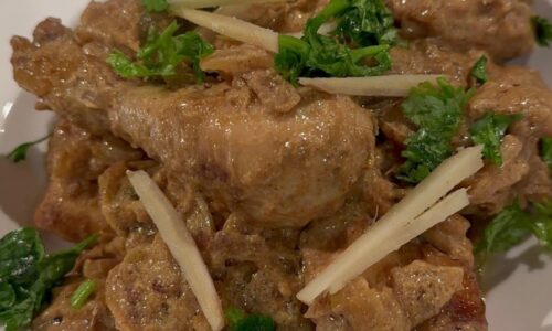 Garlic Ginger Yoghurt Chicken Curry