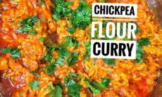 Ghathia Curry (Chickpea Flour Curry)