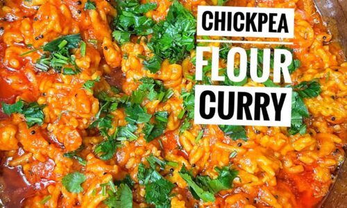 Ghathia Curry (Chickpea Flour Curry) - Food Recipes dari Chickpea