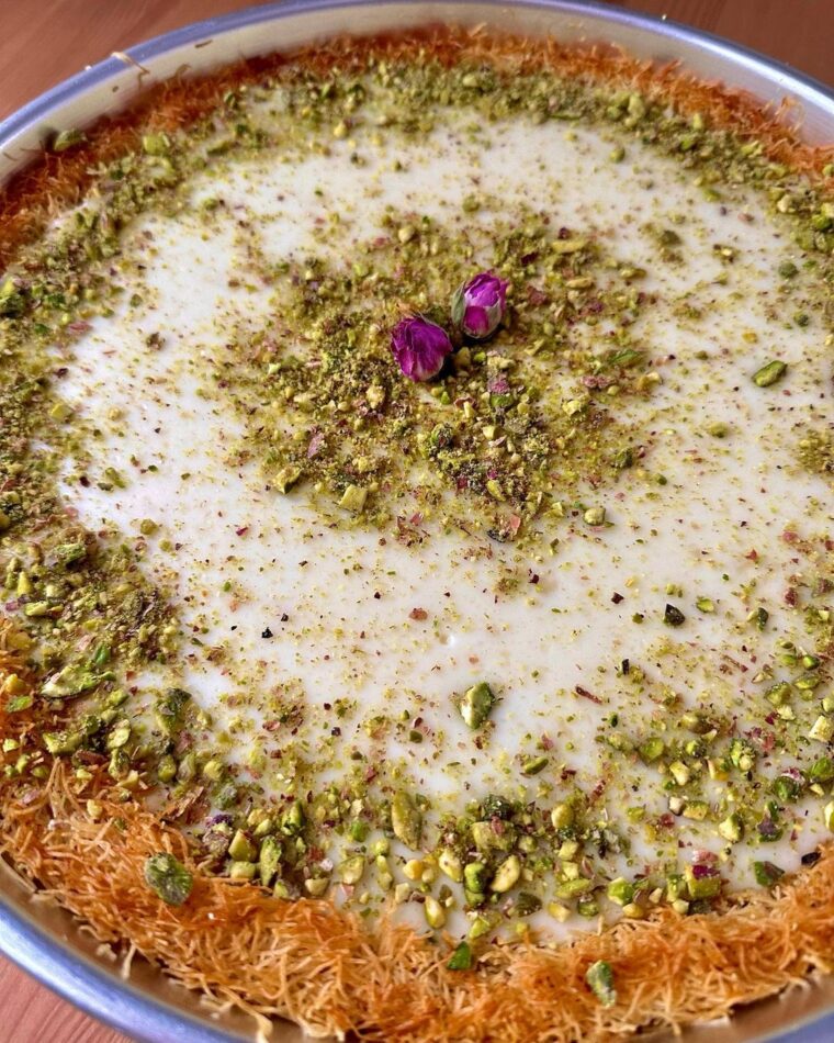 Kunafa Cream Cake