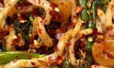 Spicy Broccolini Prawn Noodles