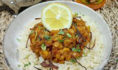 Spicy Moroccan Chickpea & Lentil Stew