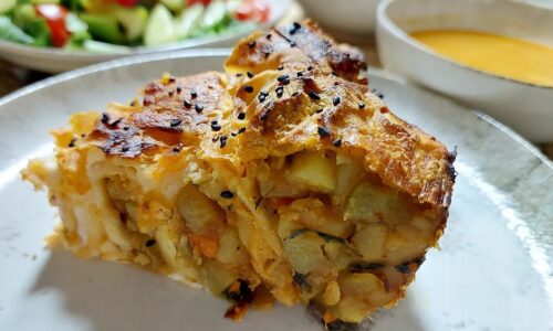 Spicy Potato Börek (Tepsi Böreği)
