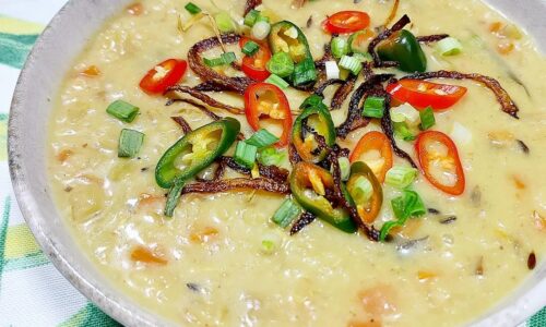 Vegan Bubur Lambuk (Malaysian Spiced Rice Porridge)