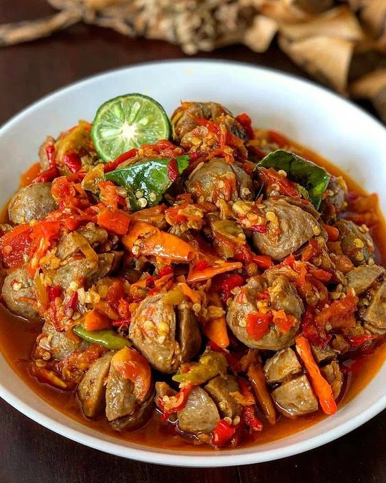 Indonesian spicy food - Bakso mercon