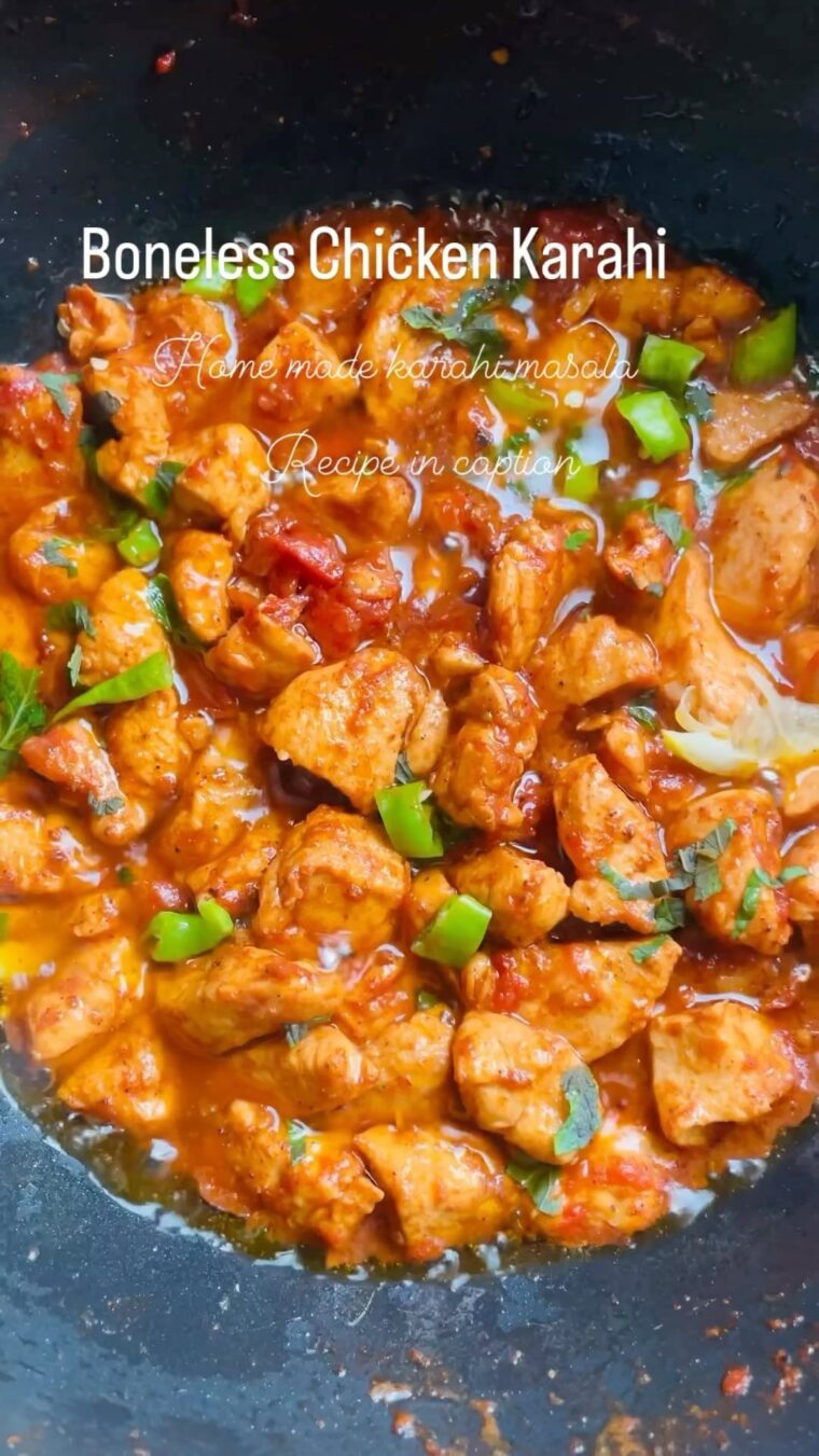 Boneless Chicken Karahi