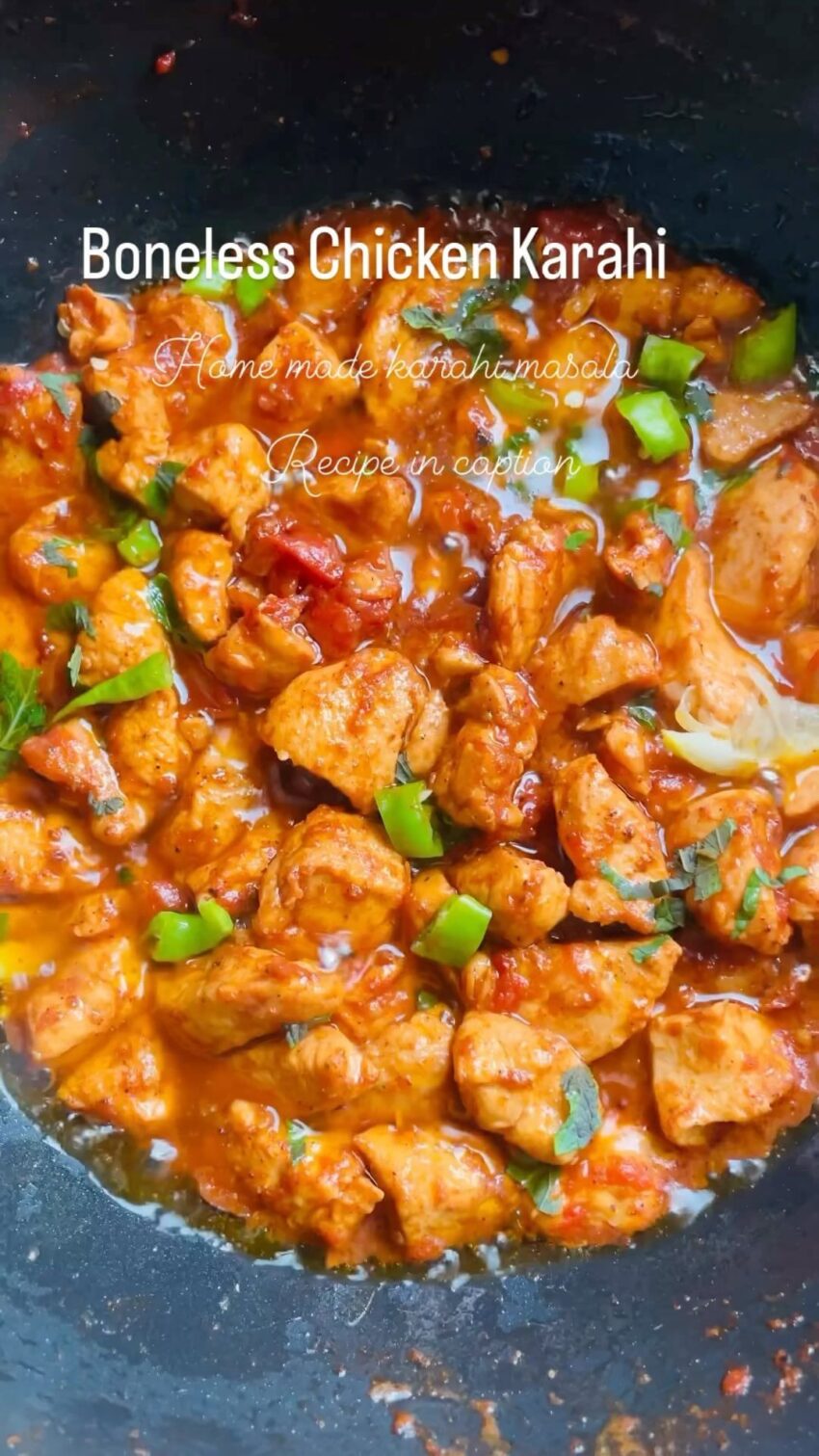 Boneless Chicken Karahi