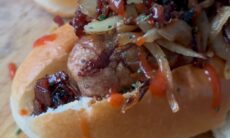 Naga Bacon Jam Hot Dogs