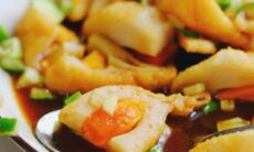 Pempek Kapal Selam / Indonesian Fried Fish Cake