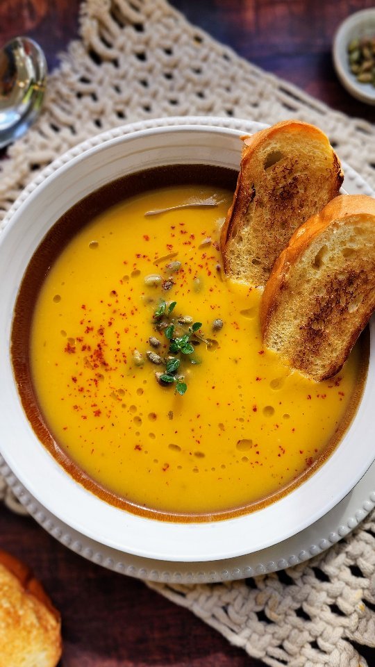 Pumpkin & Leek Soup