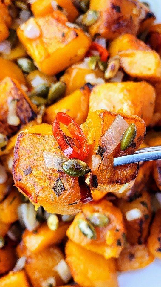 Roasted Chilli Pumpkins