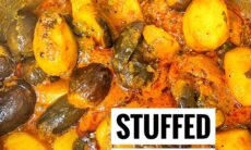 Stuffed Aubergine & Potato Curry